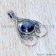 Mystic Topaz 925 Sterling Silver Pendant (SJWP-1077)