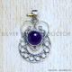 Amethyst 925 Sterling Silver Pendant (SJWP-1079)