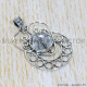 Black Rutile 925 Sterling Silver Pendant (SJWP-1082)