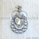 Golden Rutile 925 Sterling Silver Pendant (SJWP-1089)