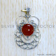 Carnelian 925 Sterling Silver Pendant (SJWP-1093)