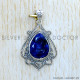 Sapphire 925 Sterling Silver Pendant (SJWP-1102)