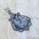 Black Rutile 925 Sterling Silver Pendant (SJWP-1106)