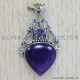 Amethyst 925 Sterling Silver Pendant (SJWP-111) Amethyst 925 Sterling Silver Pendant (SJWP-111)