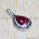 Ruby 925 Sterling Silver Pendant (SJWP-1118)