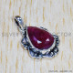 Ruby 925 Sterling Silver Pendant (SJWP-1120)