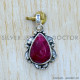 Ruby 925 Sterling Silver Pendant (SJWP-1120)