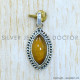 Tiger Eye 925 Sterling Silver Pendant (SJWP-1121)