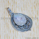 Rainbow Moonstone 925 Sterling Silver Pendant (SJWP-1122)
