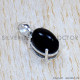 Black Onyx 925 Sterling Silver Pendant (SJWP-1124)