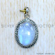 Rainbow Moonstone 925 Sterling Silver Pendant (SJWP-1132)