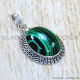 Malachite 925 Sterling Silver Pendant (SJWP-1135)