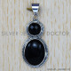 Black Onyx 925 Sterling Silver Pendant (SJWP-114) Black Onyx 925 Sterling Silver Pendant (SJWP-114)