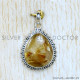 Golden Rutile 925 Sterling Silver Pendant (SJWP-1141)
