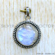 Rainbow Moonstone 925 Sterling Silver Pendant (SJWP-1147)