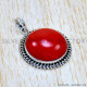 Coral 925 Sterling Silver Pendant (SJWP-1149)