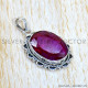 Ruby 925 Sterling Silver Pendant (SJWP-1154)