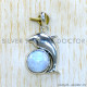 Rainbow Moonstone 925 Sterling Silver Pendant (SJWP-1155)