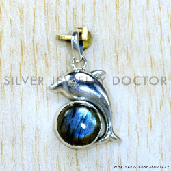 Labradorite 925 Sterling Silver Pendant (SJWP-1159)