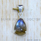 Labradorite 925 Sterling Silver Pendant (SJWP-1163)