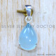 Blue Chalcedony 925 Sterling Silver Pendant (SJWP-1166)