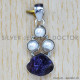 Amethyst 925 Sterling Silver Pendant (SJWP-117) Amethyst 925 Sterling Silver Pendant (SJWP-117)
