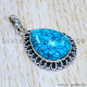 Turquoise 925 Sterling Silver Pendant (SJWP-1172)