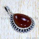 Carnelian 925 Sterling Silver Pendant (SJWP-1173)