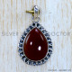 Carnelian 925 Sterling Silver Pendant (SJWP-1173)