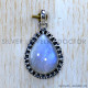 Rainbow Moonstone 925 Sterling Silver Pendant (SJWP-1176)