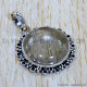 Golden Rutile 925 Sterling Silver Pendant (SJWP-1177)