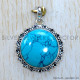 Turquoise 925 Sterling Silver Pendant (SJWP-1179)