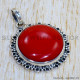 Coral 925 Sterling Silver Pendant (SJWP-1181)