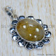 Golden Rutile 925 Sterling Silver Pendant (SJWP-1191)