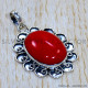 Coral 925 Sterling Silver Pendant (SJWP-1192)