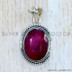 Ruby 925 Sterling Silver Pendant (SJWP-1195)