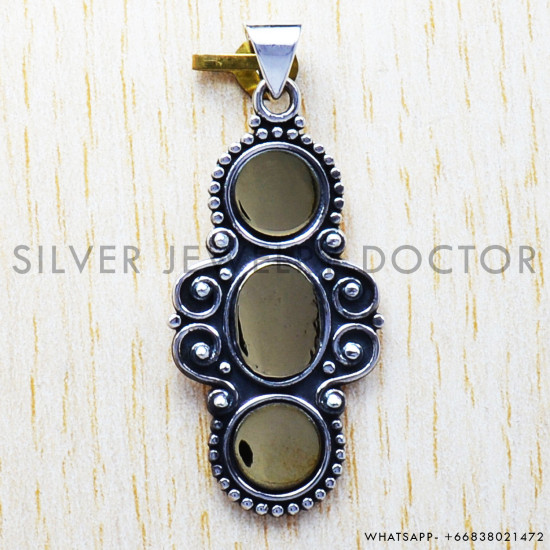 925 Sterling Silver Pendant (SJWP-12) 925 Sterling Silver Pendant (SJWP-12)