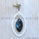 Labradorite 925 Sterling Silver Pendant (SJWP-1200)