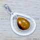 Tiger Eye 925 Sterling Silver Pendant (SJWP-1205)
