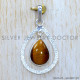 Tiger Eye 925 Sterling Silver Pendant (SJWP-1205)
