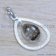 Black Rutile 925 Sterling Silver Pendant (SJWP-1208)