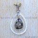 Black Rutile 925 Sterling Silver Pendant (SJWP-1208)