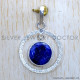 Sapphire 925 Sterling Silver Pendant (SJWP-1216)