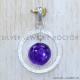 Amethyst 925 Sterling Silver Pendant (SJWP-1228)