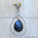 Labradorite 925 Sterling Silver Pendant (SJWP-1232)