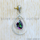 Mystic Topaz 925 Sterling Silver Pendant (SJWP-1235)