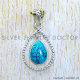 Turquoise 925 Sterling Silver Pendant (SJWP-1243)