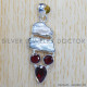 Pearl 925 Sterling Silver Pendant (SJWP-125) Pearl 925 Sterling Silver Pendant (SJWP-125)