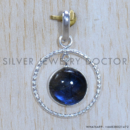 Labradorite 925 Sterling Silver Pendant (SJWP-1257)