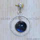 Labradorite 925 Sterling Silver Pendant (SJWP-1257)